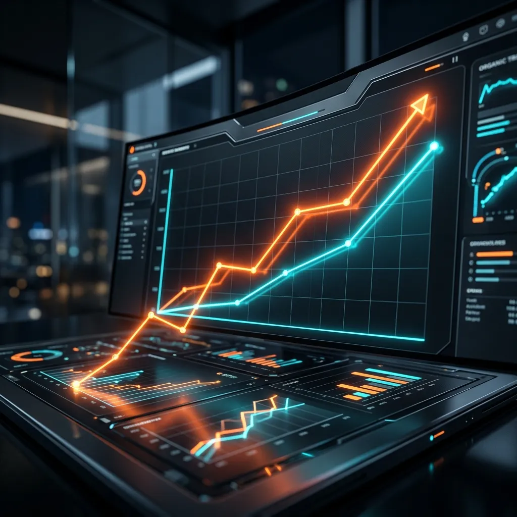 Organic Search Traffic Analytics Dashboard for Digital Marketing in Laurel