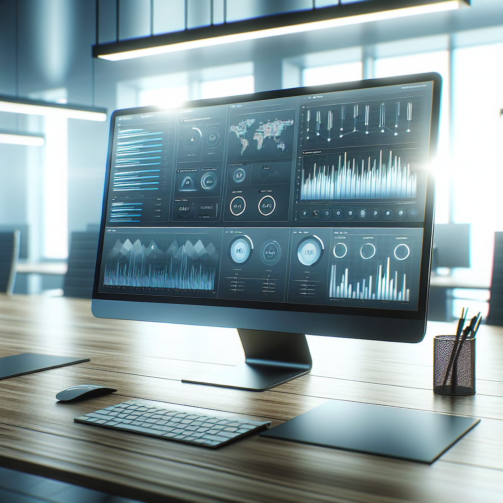 computer analytics dashboard — search engine optimization Florida