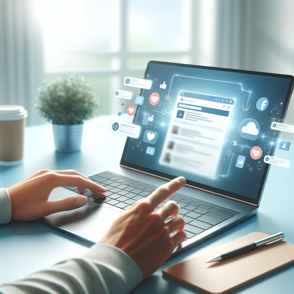 social media marketing laptop — internet marketing Florida