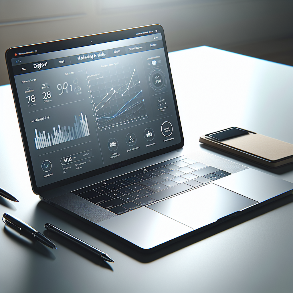 digital marketing analytics laptop — mobile SEO services Florida