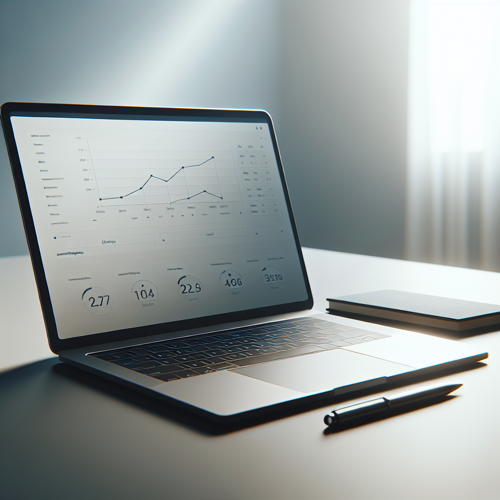 digital marketing analytics laptop — local SEO Pensacola Florida