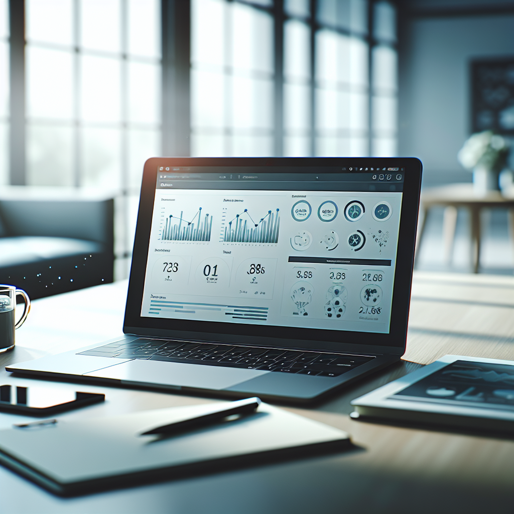 digital marketing analytics laptop — local SEO Pensacola Florida