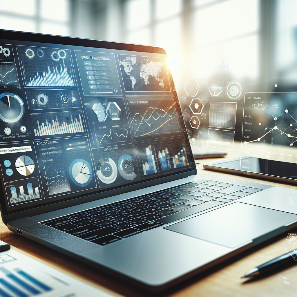 digital marketing analytics laptop — local SEO Sarasota Florida