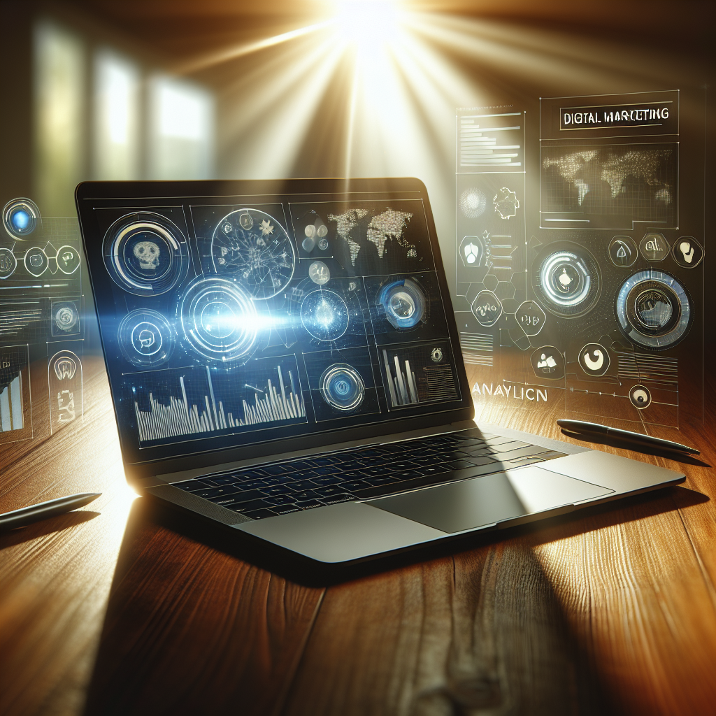 digital marketing analytics laptop — local SEO Kissimmee Florida