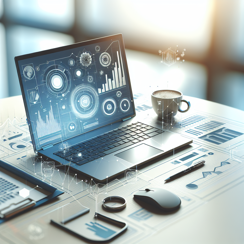 digital marketing analytics laptop — local SEO Downtown Miami Florida