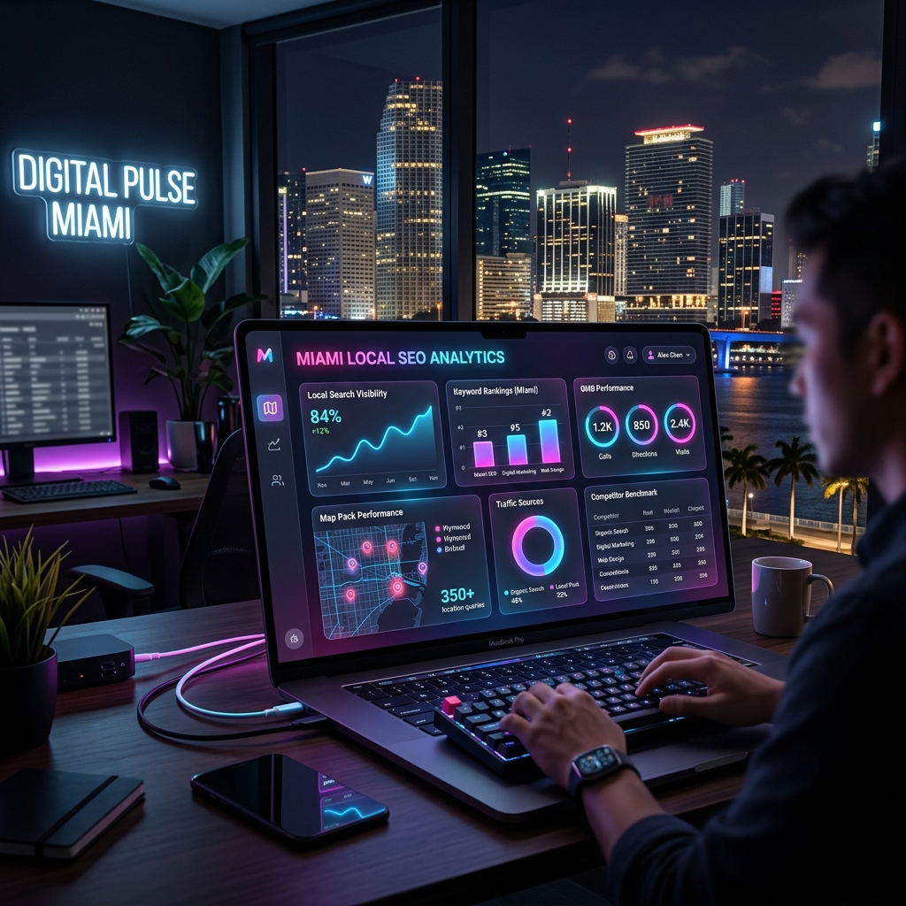 digital marketing workspace local SEO Miami Florida