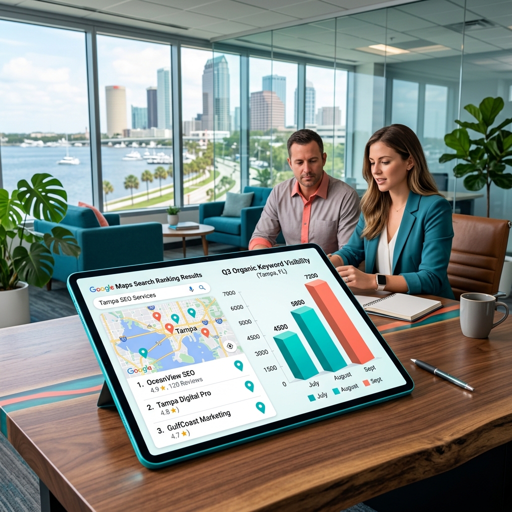 high-end office scene local SEO Tampa Florida